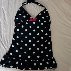 VENUS Polka Dot Halter Swim Dress NWOT never worn